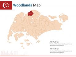 Singapore states woodlands map powerpoint presentation ppt template