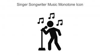 Singer Songwriter Music Monotone Iconb In Powerpoint Pptx Png And Editable Eps Format