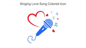 Singing Love Song Colored Icon In Powerpoint Pptx Png And Editable Eps Format