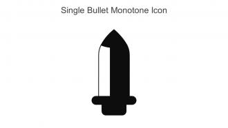 Single Bullet Monotone Icon In Powerpoint Pptx Png And Editable Eps Format