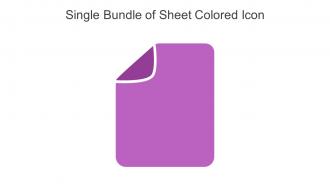 Single Bundle Of Sheet Colored Icon In Powerpoint Pptx Png And Editable Eps Format
