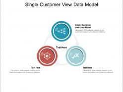 Single customer view data model ppt powerpoint presentation layouts file formats cpb
