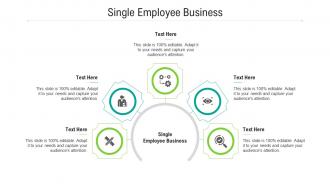 Single employee business ppt powerpoint presentation infographic template background designs cpb
