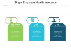 Single employee health insurance ppt powerpoint presentation pictures example cpb
