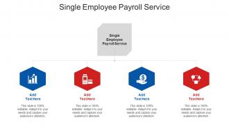 Single Employee Payroll Service Ppt Powerpoint Presentation Inspiration Cpb
