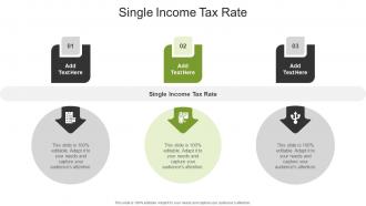 Single Income Tax Rate In Powerpoint And Google Slides Cpb