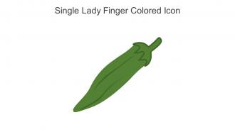 Single Lady Finger Colored Icon In Powerpoint Pptx Png And Editable Eps Format