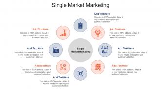 Single Market Marketing Ppt Powerpoint Presentation Pictures Gallery Cpb
