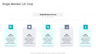 Single Member Lic Corp In Powerpoint And Google Slides Cpb