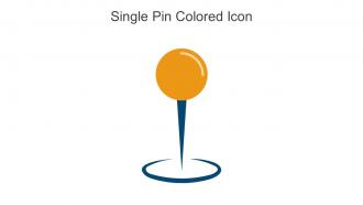 Single Pin Colored Icon In Powerpoint Pptx Png And Editable Eps Format