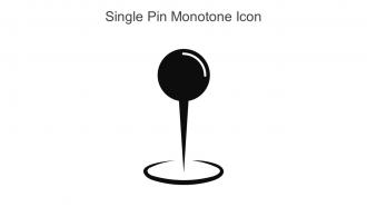 Single Pin Monotone Icon In Powerpoint Pptx Png And Editable Eps Format