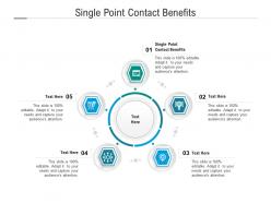 Single point contact benefits ppt powerpoint presentation show objects cpb