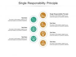 Single responsibility principle ppt powerpoint presentation model layout ideas cpb