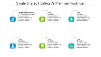 Single shared hosting vs premium hostinger ppt powerpoint presentation layouts display cpb