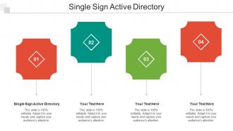 Single Sign Active Directory Ppt Powerpoint Presentation Gallery Graphic Images Cpb