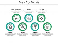 Single sign security ppt powerpoint presentation portfolio inspiration cpb