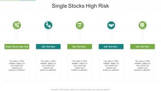 Single Stocks High Risk In Powerpoint And Google Slides Cpb