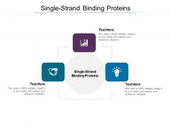Single strand binding proteins ppt powerpoint presentation inspiration graphics design cpb
