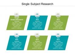 Single subject research ppt powerpoint presentation infographics icons cpb