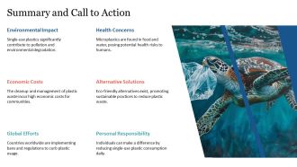 Single Use Plastic Facts And Figures PPT Structure AT Impactful Pre-designed