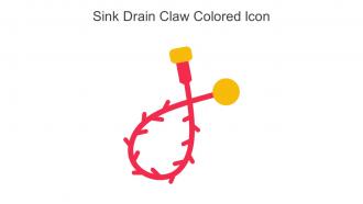 Sink Drain Claw Colored Icon In Powerpoint Pptx Png And Editable Eps Format