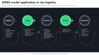 SIPOC Model Application In City Logistics