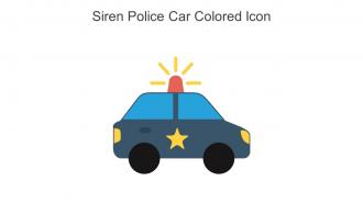 Siren Police Car Colored Icon In Powerpoint Pptx Png And Editable Eps Format