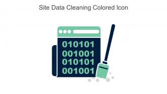 Site Data Cleaning Colored Icon In Powerpoint Pptx Png And Editable Eps Format