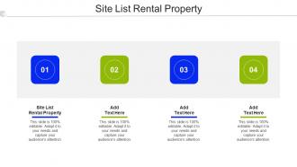 Site List Rental Property Ppt Powerpoint Presentation Gallery Background Image Cpb