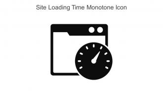 Site Loading Time Monotone Icon In Powerpoint Pptx Png And Editable Eps Format