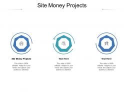 Site money projects ppt powerpoint presentation professional ideas cpb