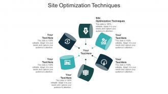 Site optimization techniques ppt powerpoint presentation gallery graphics example cpb