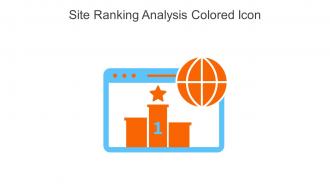 Site Ranking Analysis Colored Icon In Powerpoint Pptx Png And Editable Eps Format
