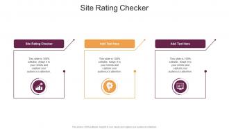 Site Rating Checker In Powerpoint And Google Slides Cpb