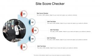 Site Score Checker In Powerpoint And Google Slides Cpb