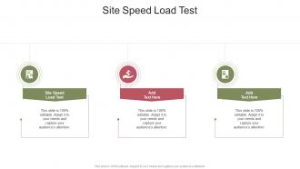 Site Speed Load Test In Powerpoint And Google Slides Cpb