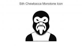 Sith Chewbacca Monotone Icon In Powerpoint Pptx Png And Editable Eps Format