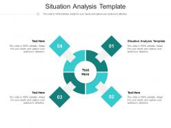 Situation analysis template ppt powerpoint presentation template cpb