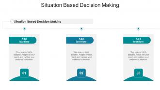 Situation Based Decision Making In Powerpoint And Google Slides Cpb