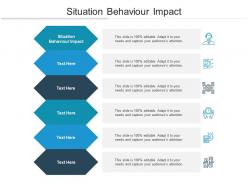 Situation behaviour impact ppt powerpoint presentation professional graphic tips cpb