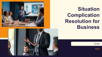 Situation Complication Resolution To Solve Business Problems PPT Template AT