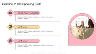 Situation Public Speaking Skills In Powerpoint And Google Slides Cpb