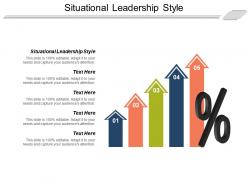 Situational leadership style ppt powerpoint presentation model layout ideas cpb