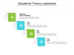 Situational theory leadership ppt powerpoint presentation gallery influencers cpb