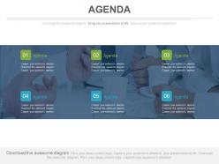 Six agendas for teamwork and success powerpoint slides