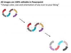8493605 style circular zig-zag 6 piece powerpoint presentation diagram infographic slide