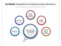 Six Bubble Infographic For Studying Consumer Behaviour