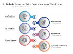 Six Bubble Process Of Price Determination Of New Product