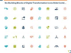 Six building blocks of digital transformation icons slide contd target l16 ppt powerpoint