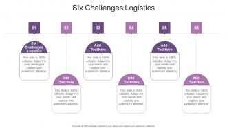 Six Challenges Logistics In Powerpoint And Google Slides Cpb